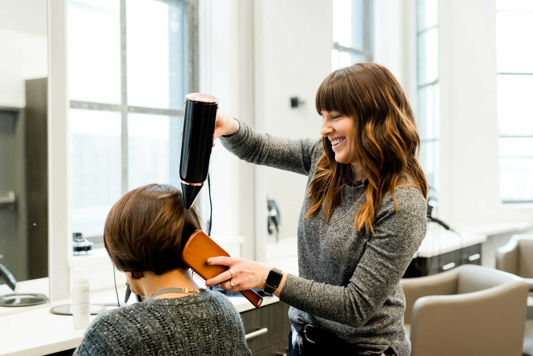 Career-ready salon professionals at Virtue Academy